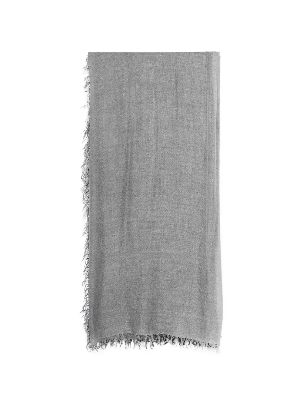 Faliero Sarti Enrichetta fringed scarf - Grigio