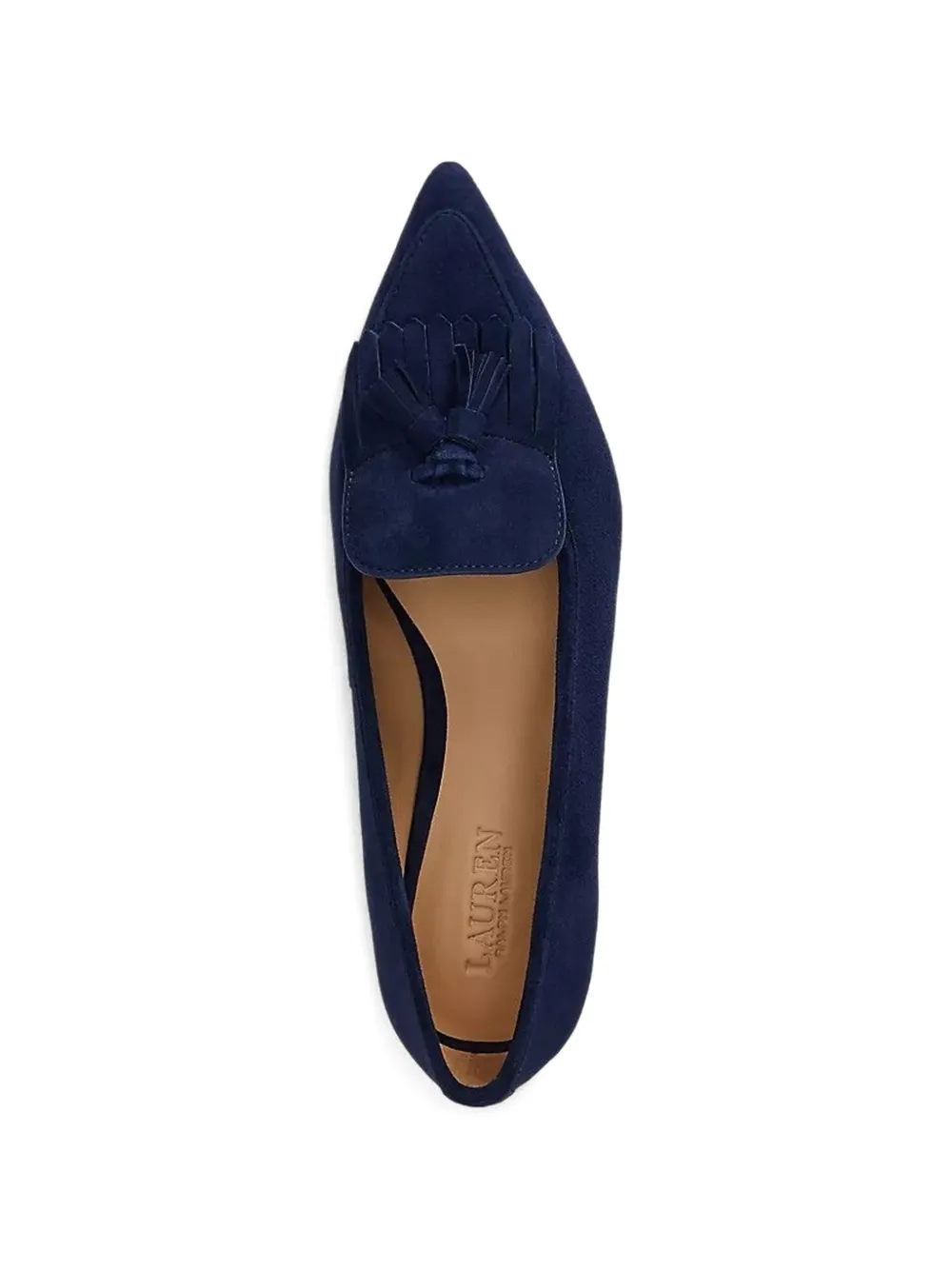 Lauren Ralph Lauren Pumps met kwastje en puntige neus Blauw