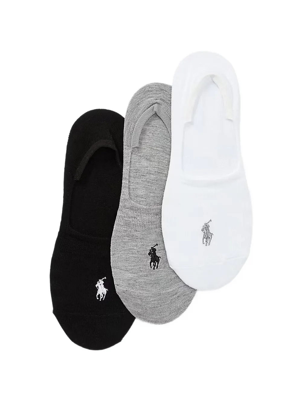 Polo Ralph Lauren logo-embroidered socks (set of three) - Bianco