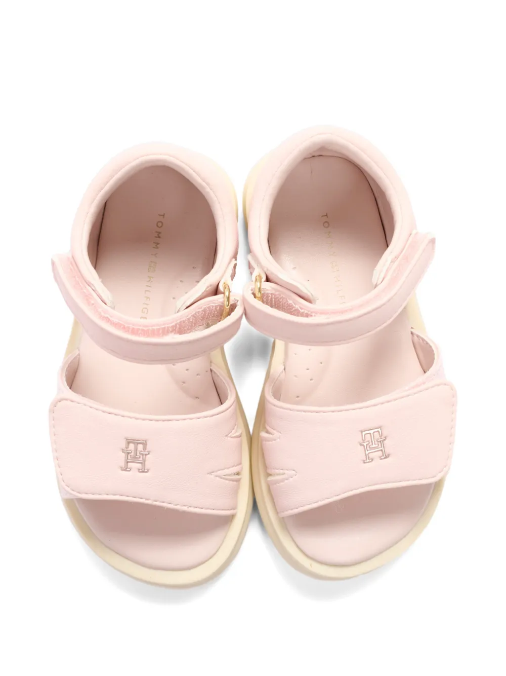 Tommy Hilfiger Junior Slippers met logo Roze