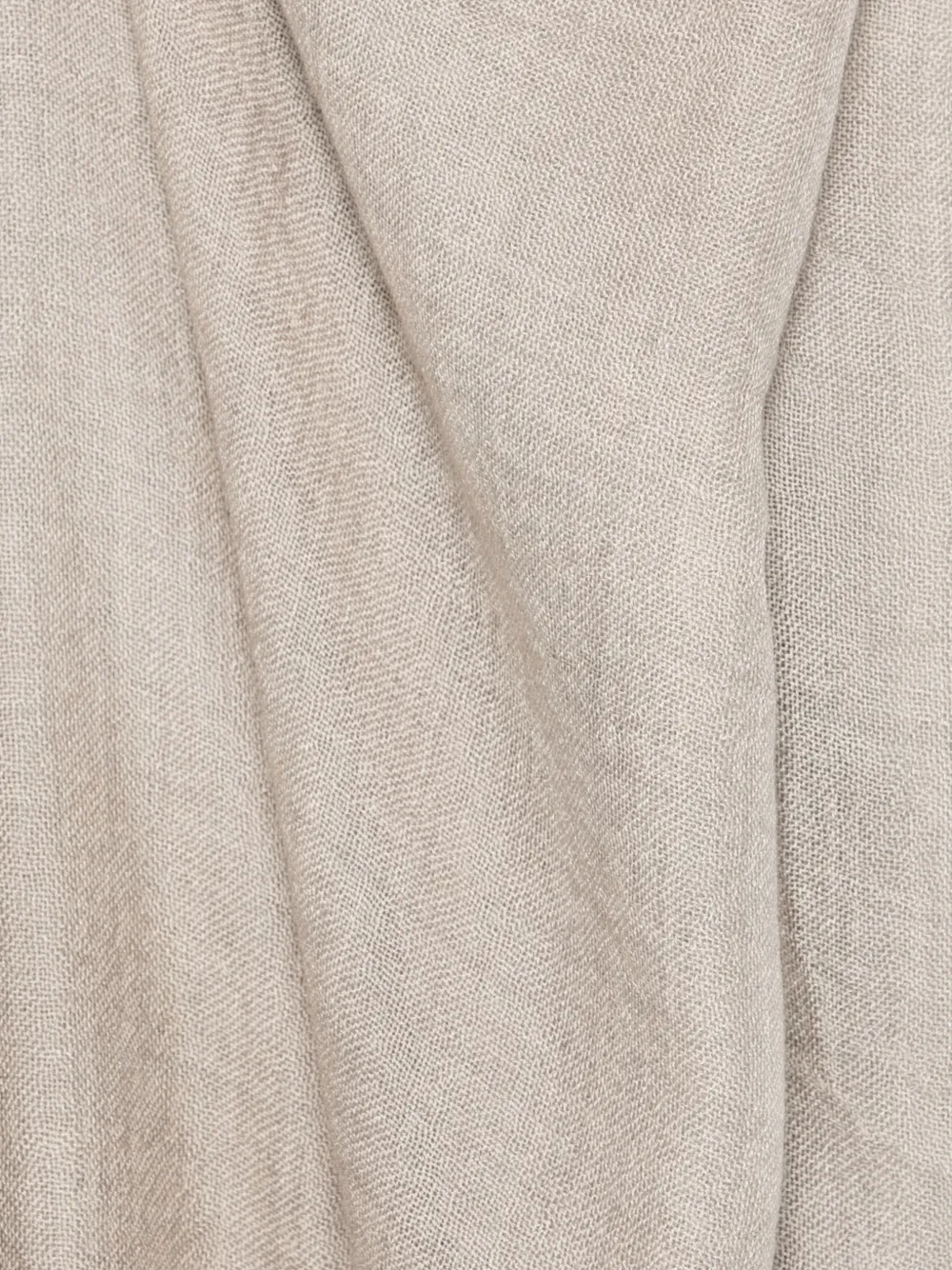 Faliero Sarti Enrica M sjaal met franje Beige