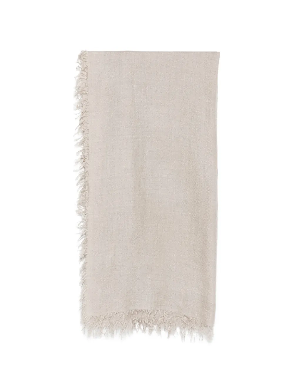Faliero Sarti Enrica/M fringed scarf - Toni neutri