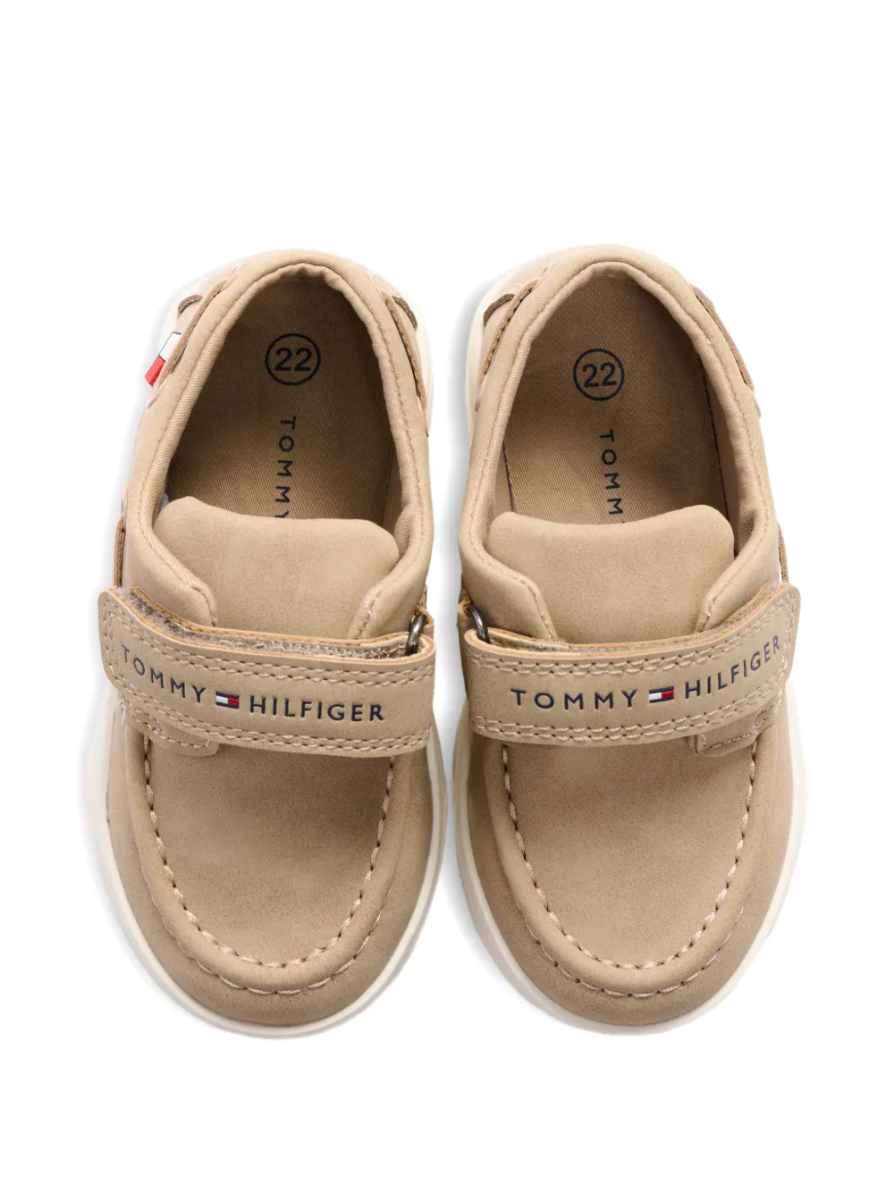 Tommy Hilfiger Junior Bootschoenen met klittenband Beige