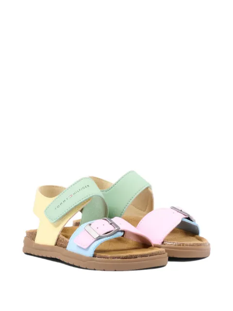 Tommy Hilfiger Junior sandalias con doble tira y hebilla