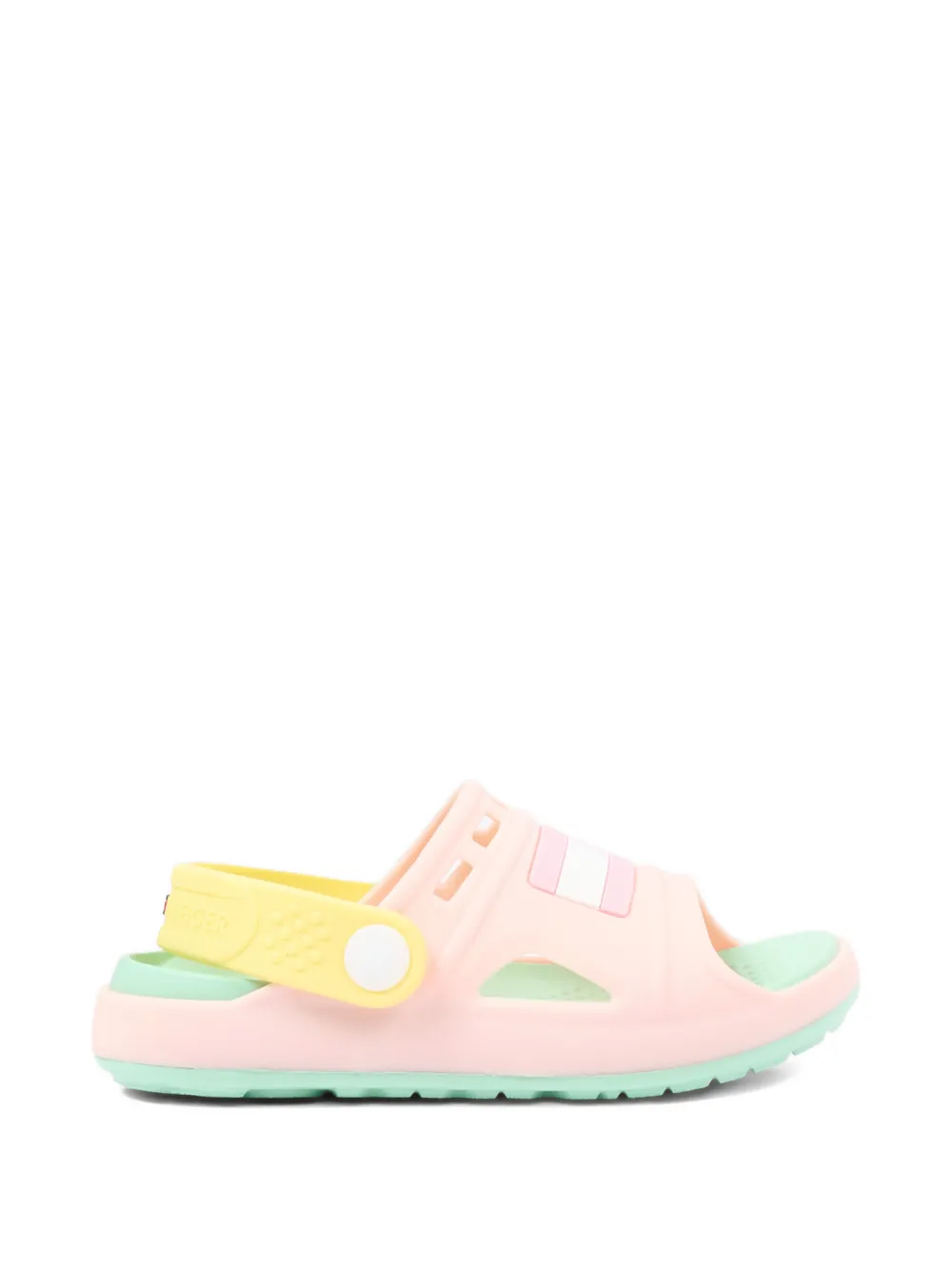  Tommy Hilfiger Junior Sandalias Con Placa Del Logo - Rosa 