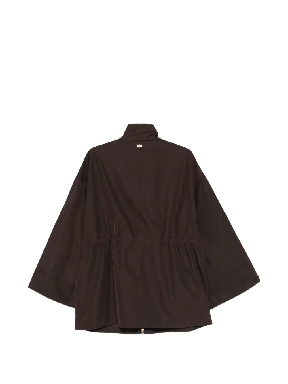  Agnona Pocket Drawstring Jacket - Brown 