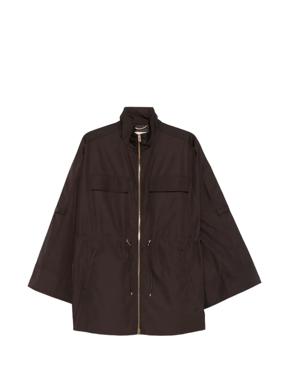 Agnona pocket drawstring jacket - Marrone