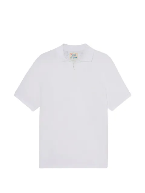 MC2 Saint Barth Charles piqué V-neck T-shirt