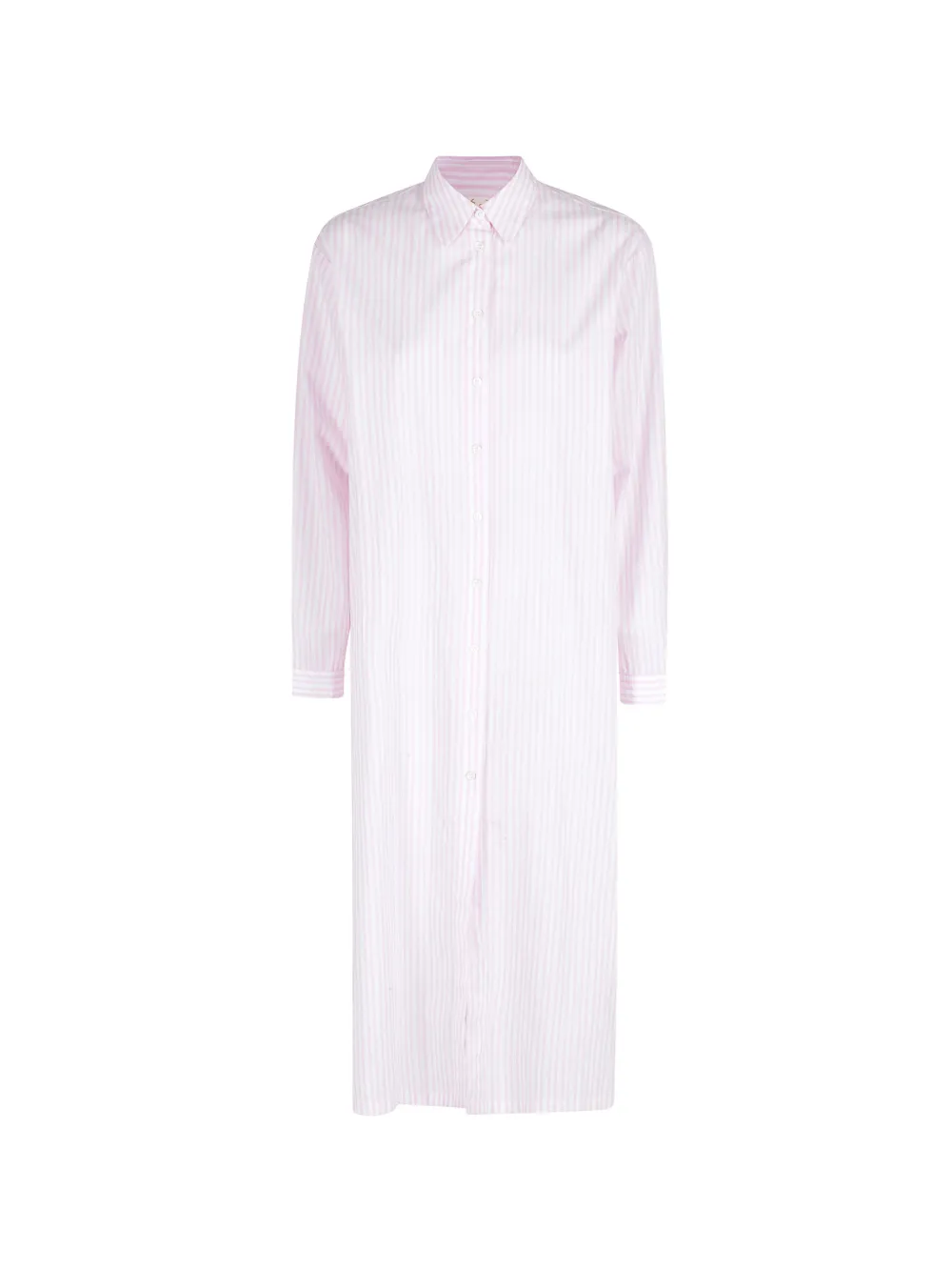 MC2 Saint Barth Adeline gestreepte maxi-jurk Wit