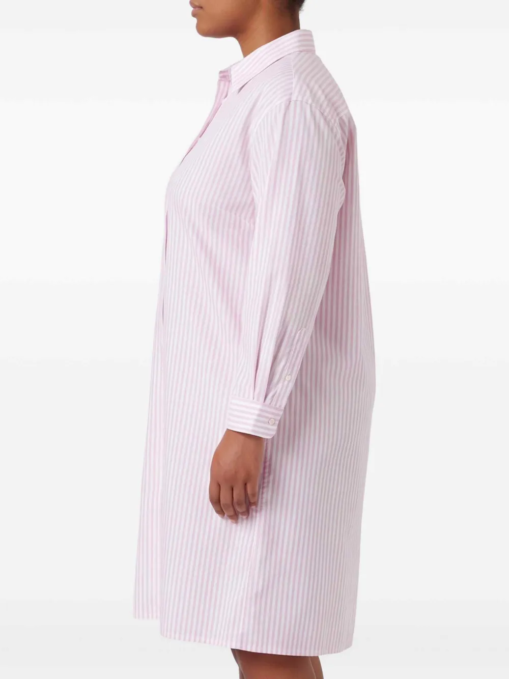 MC2 Saint Barth Adeline gestreepte maxi-jurk Wit
