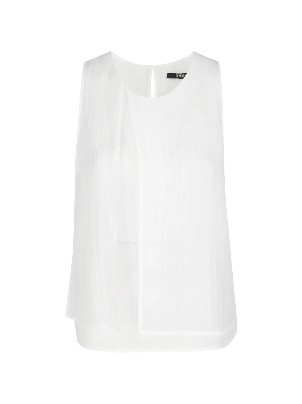 Seventy layered top - Bianco