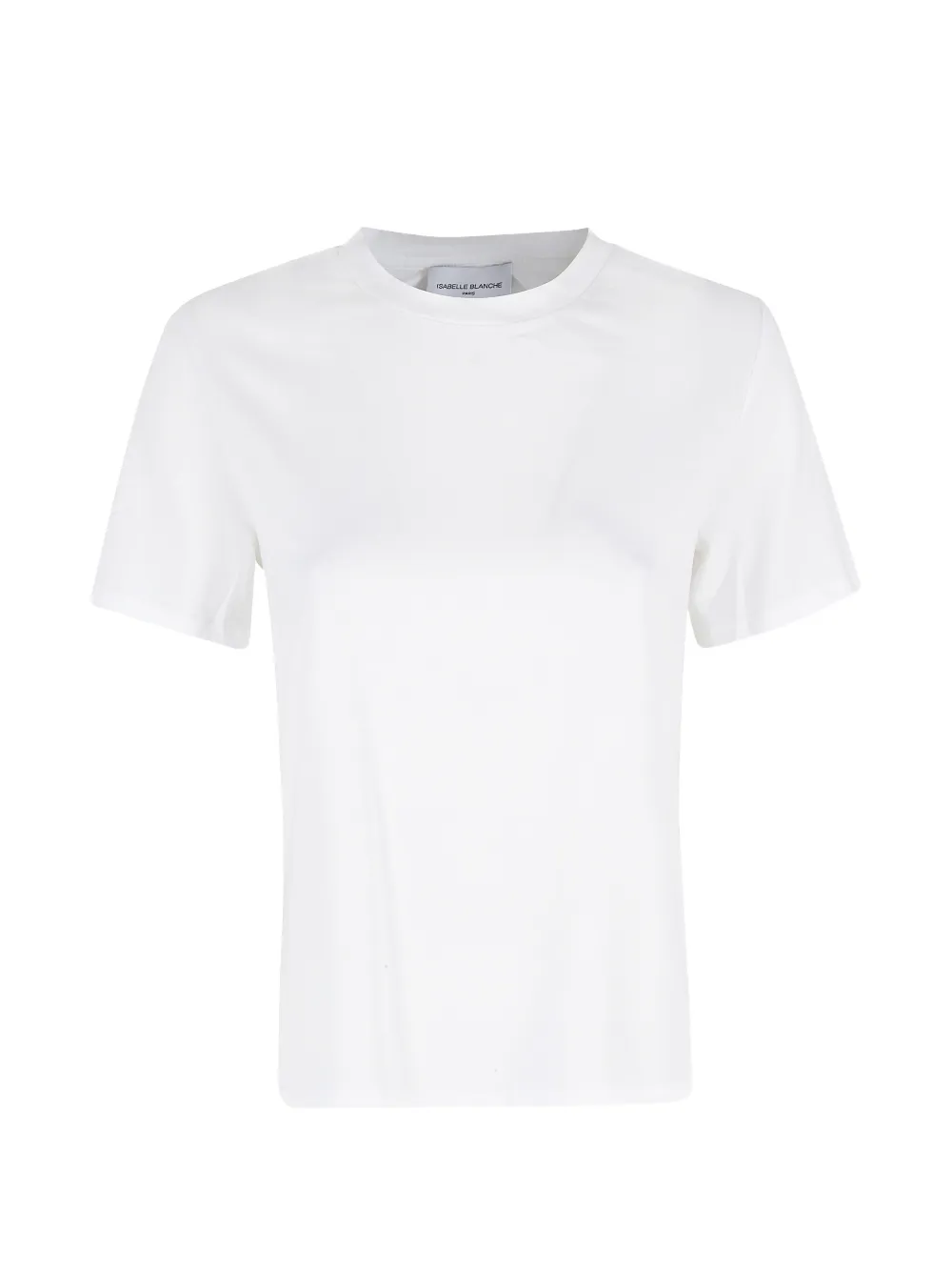 Isabelle Blanche cut-out tie-back T-shirt - Weiß