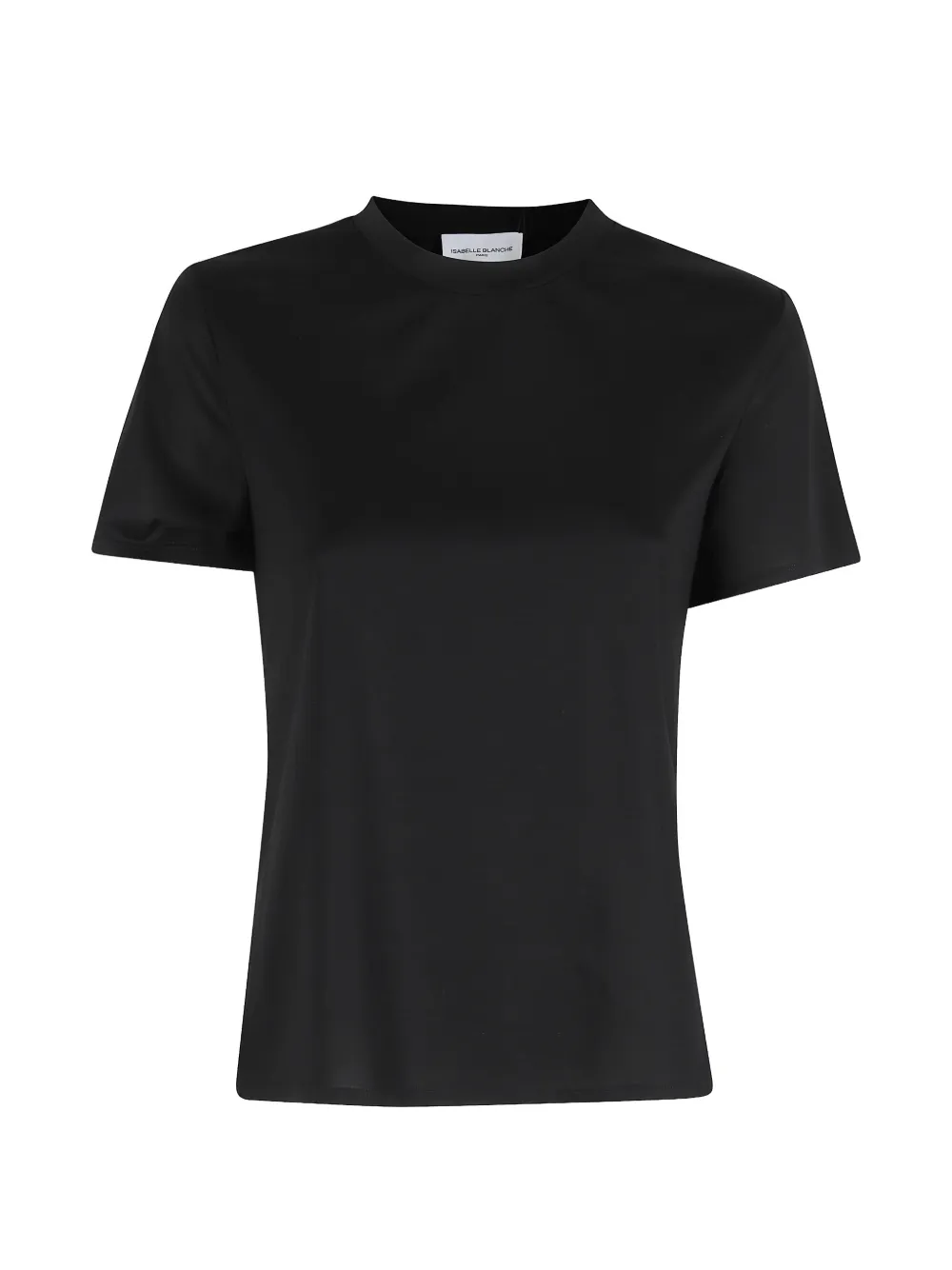 Isabelle Blanche cut-out tie-back T-shirt - Nero