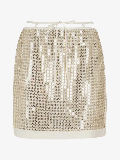 Isabelle Blanche sequinned mini skirt
