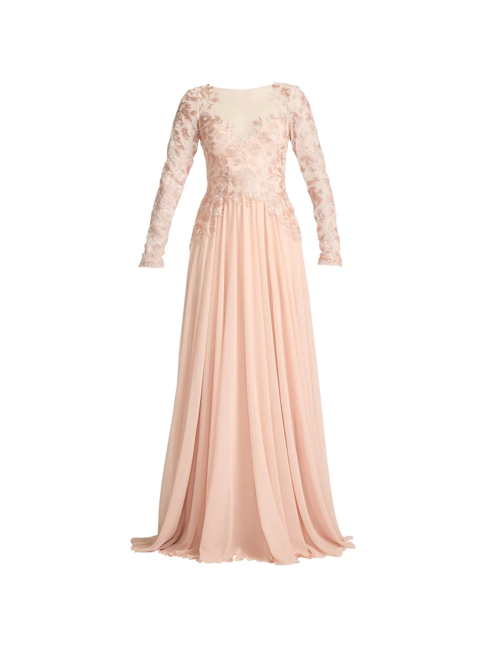 Tadashi Shoji floral long-sleeved dress - Rosa
