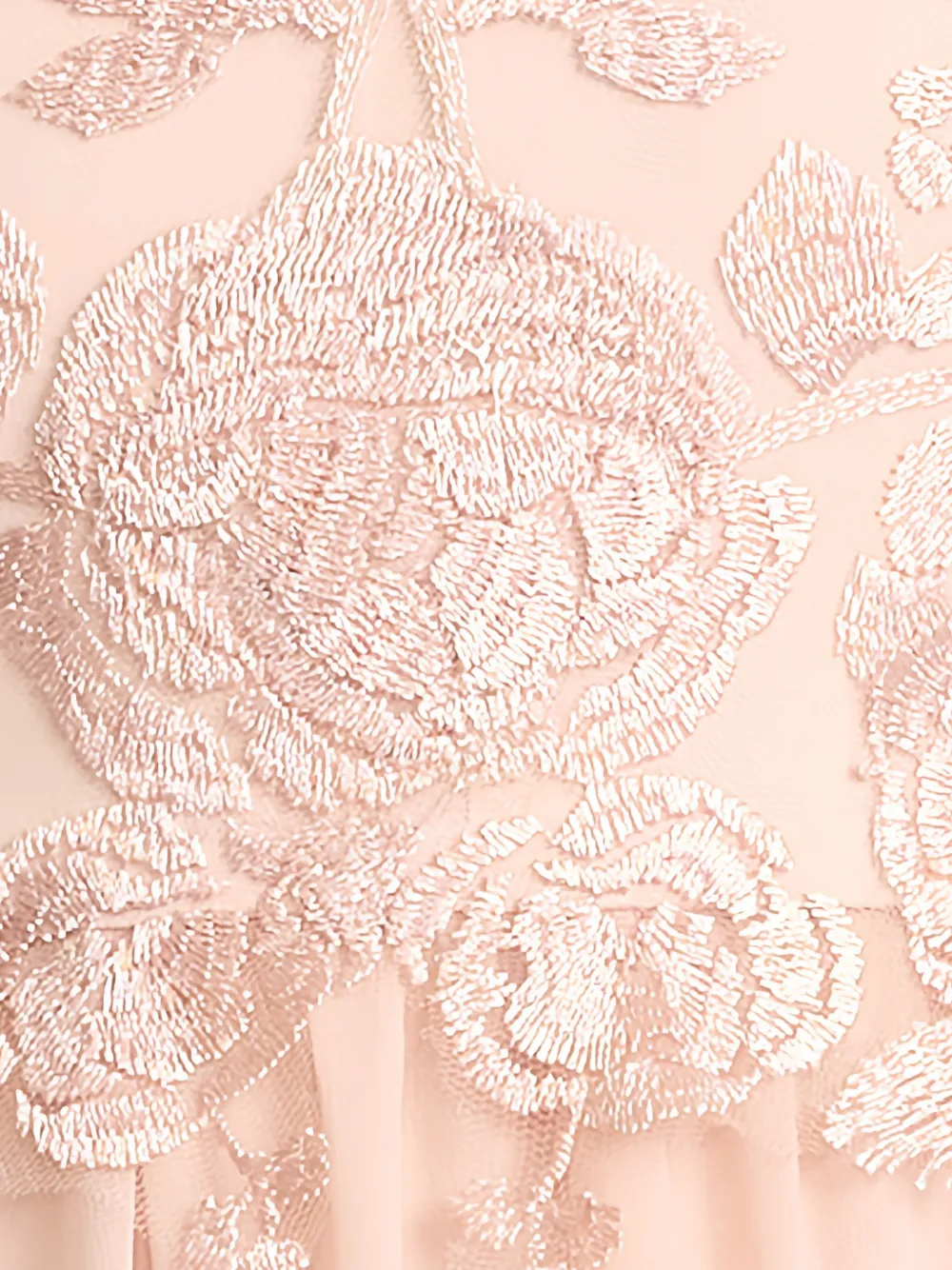 Tadashi Shoji Jurk met bloemenprint en lange mouwen Roze