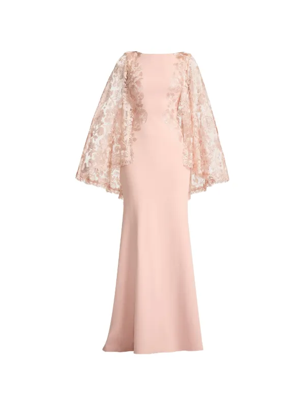 Tadashi Shoji Floral Lace Dress | Pink | FARFETCH BH