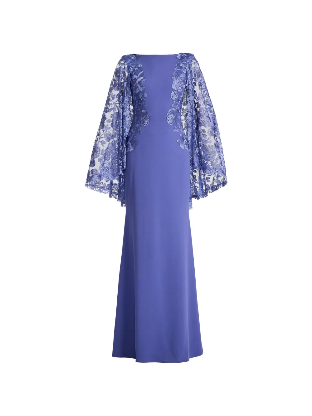 Tadashi Shoji floral cape dress - Violett