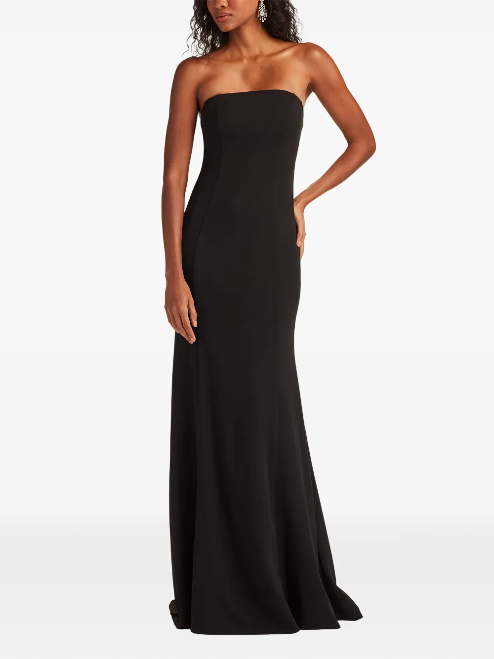 Tadashi Shoji Strapless jurk Zwart