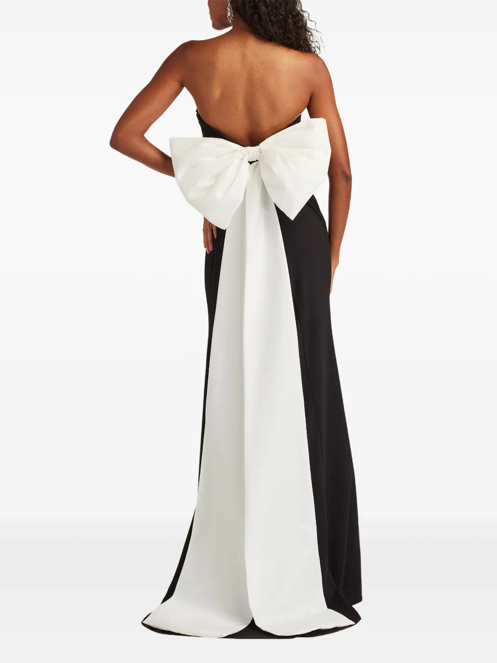 Tadashi Shoji Strapless jurk Zwart