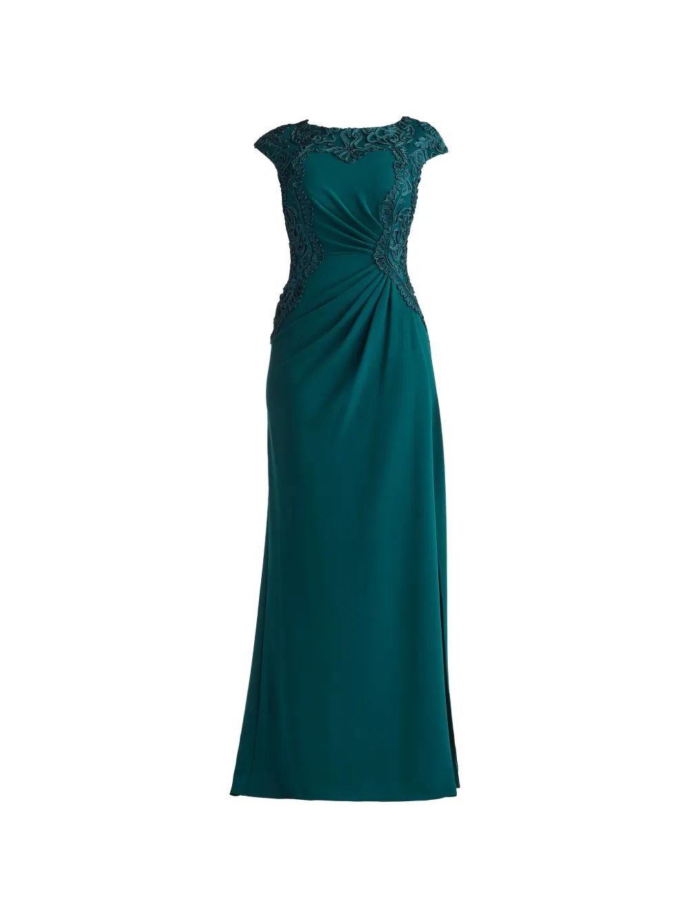 Tadashi Shoji lace appliqued dress - Verde