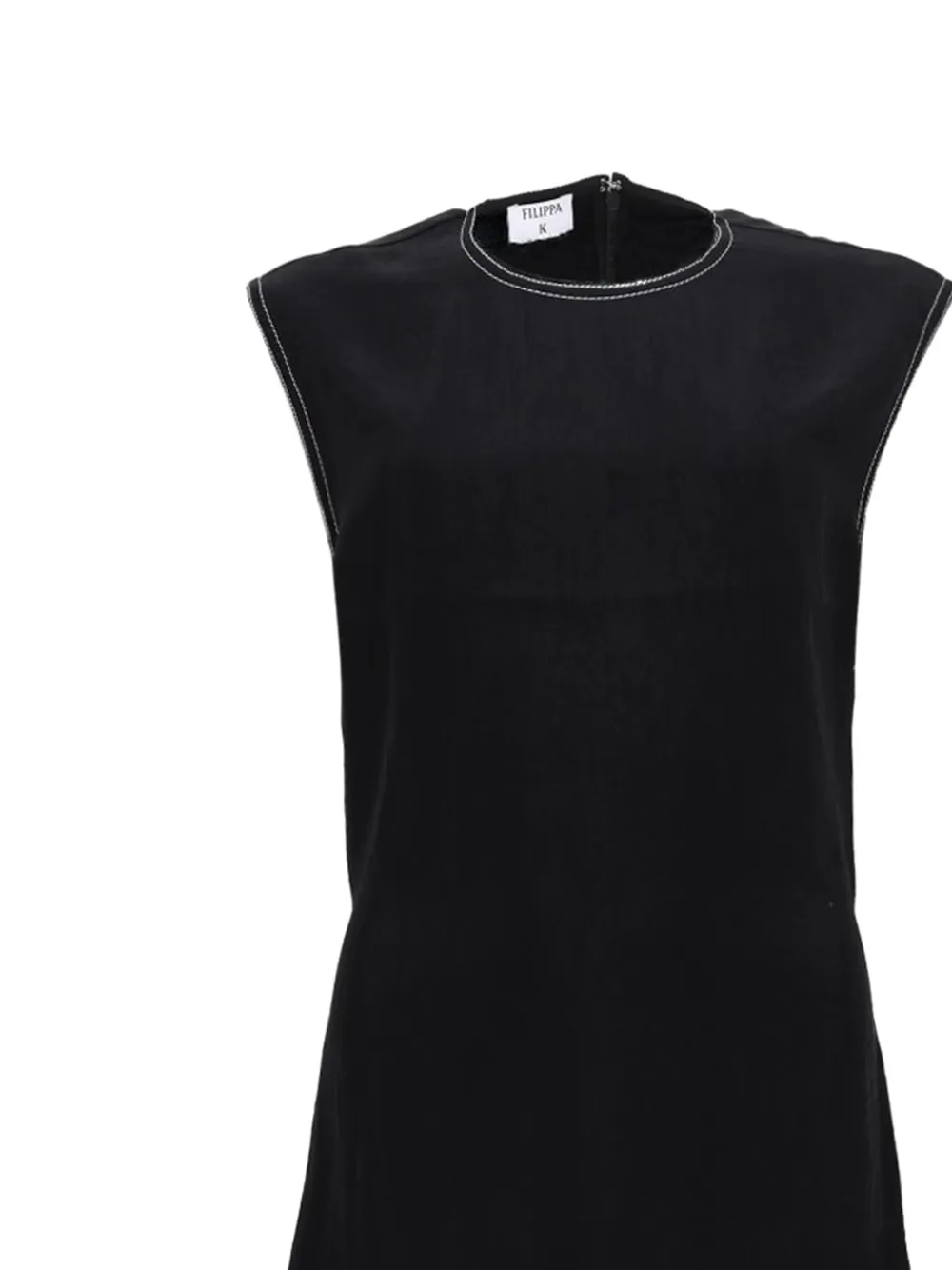  Filippa K Contrast Stitching Dress - Black 