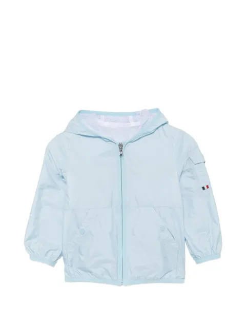 Moncler Enfant hooded zip-up jacket