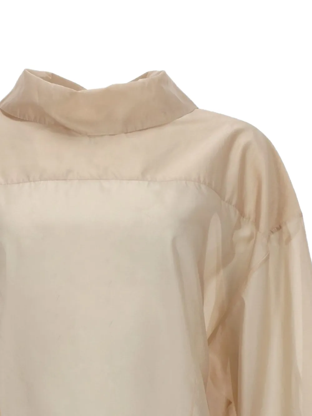  Filippa K Fold Collar Blouse - Neutrals 