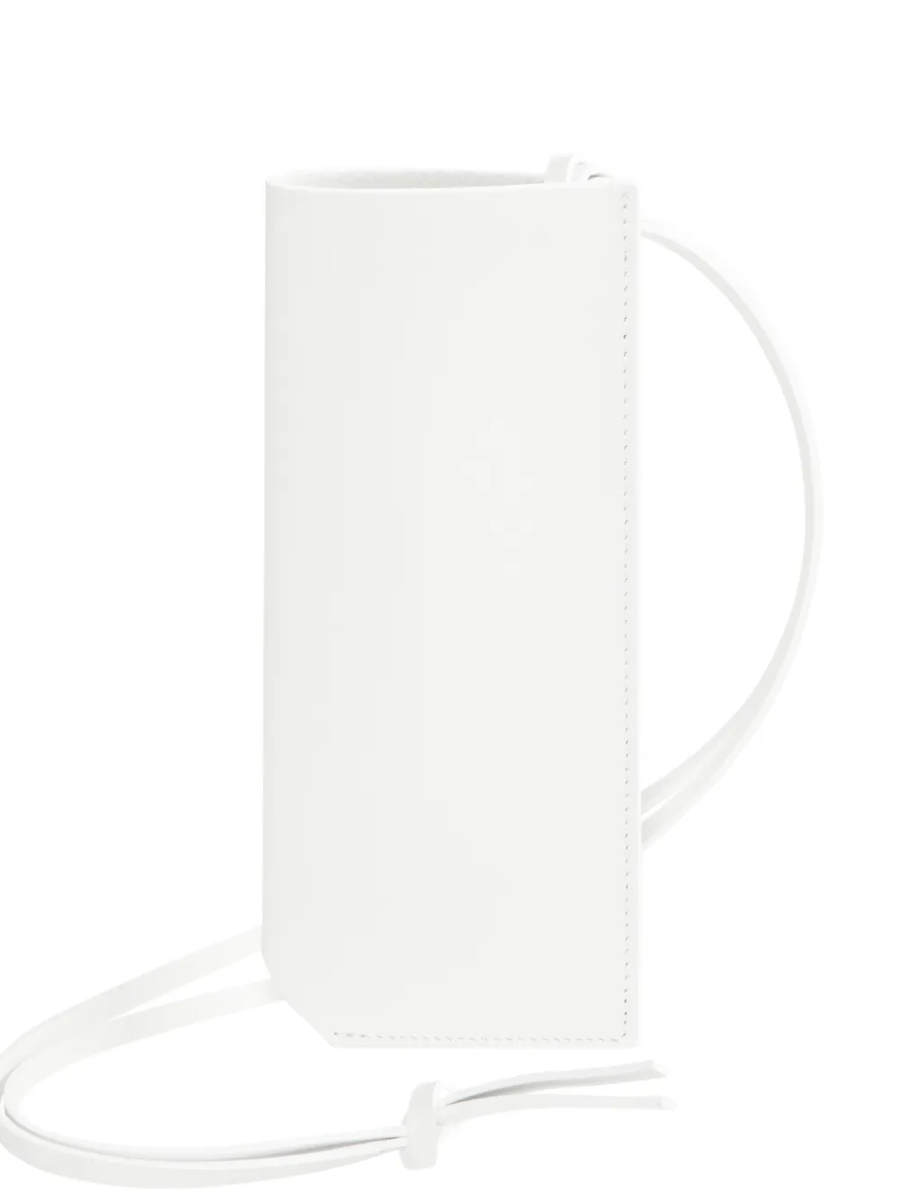 Auralee leather sunglasses case - Bianco