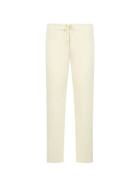 Auralee drawstring-detail wool trousers