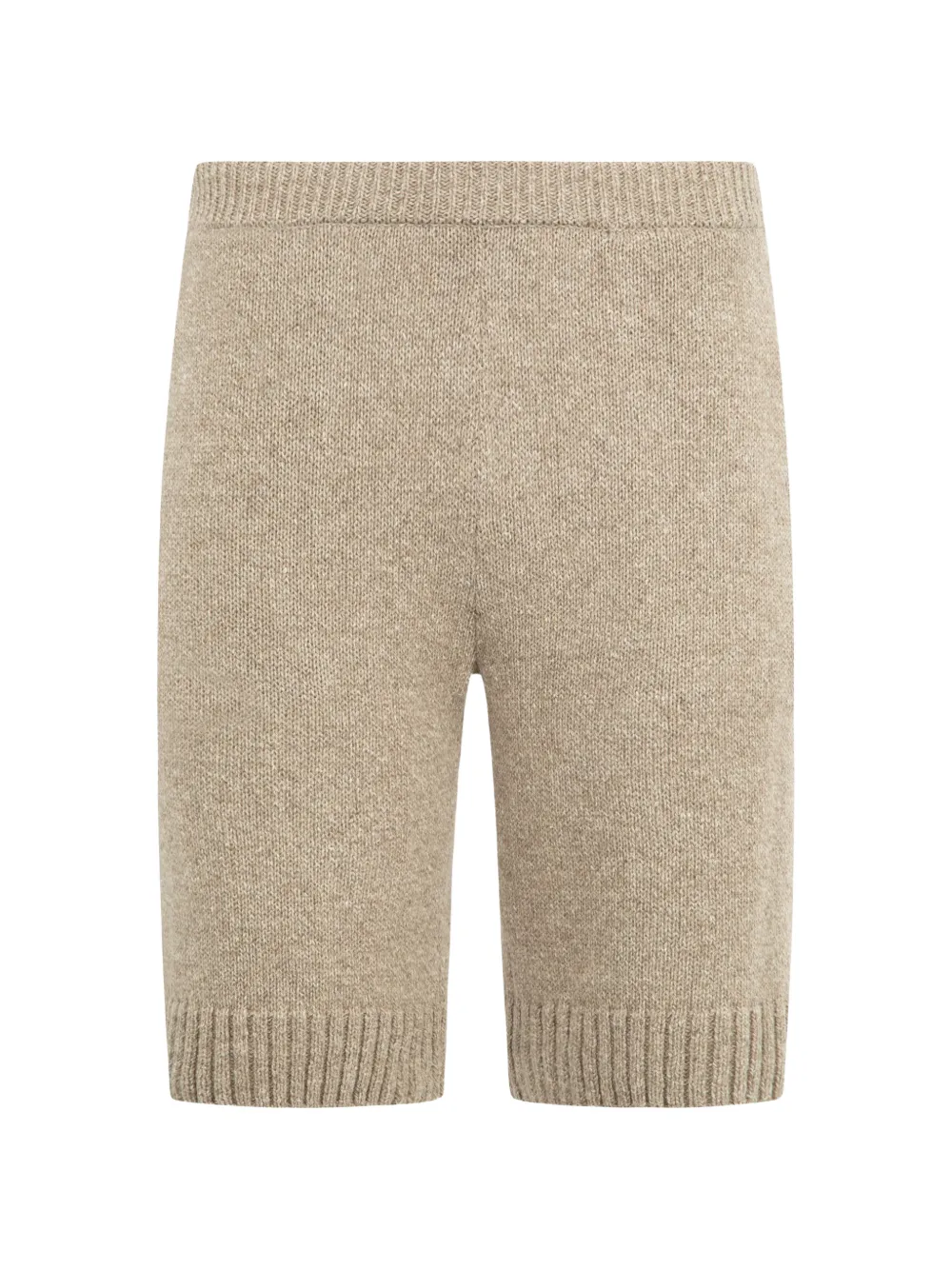 Auralee drawstring pocket knitted shorts - Toni neutri