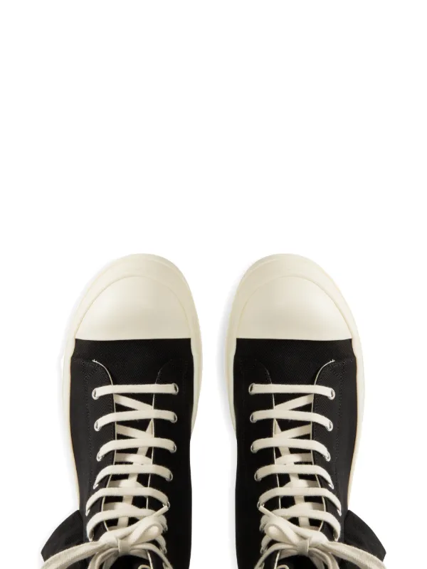 Rick Owens DRKSHDW Zip Cargo Sneakers | Black | FARFETCH