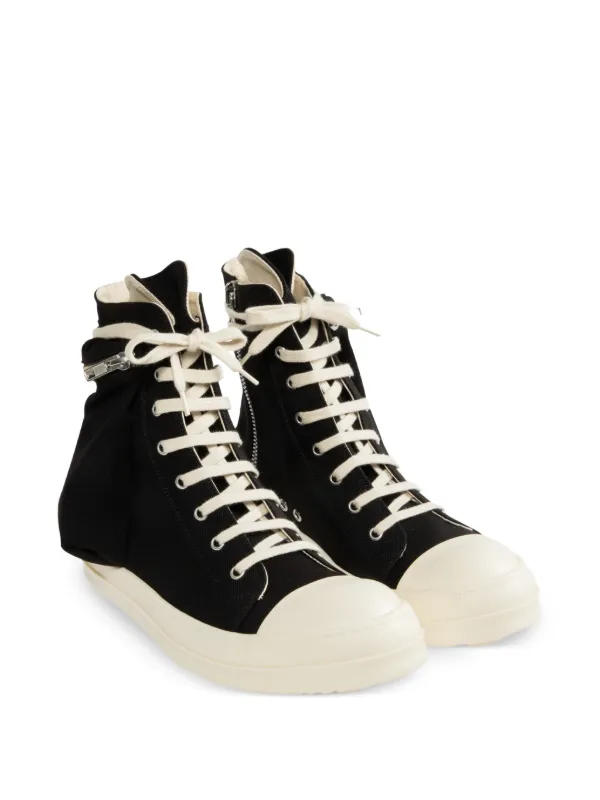 Rick Owens DRKSHDW Zip Cargo Sneakers | Black | FARFETCH