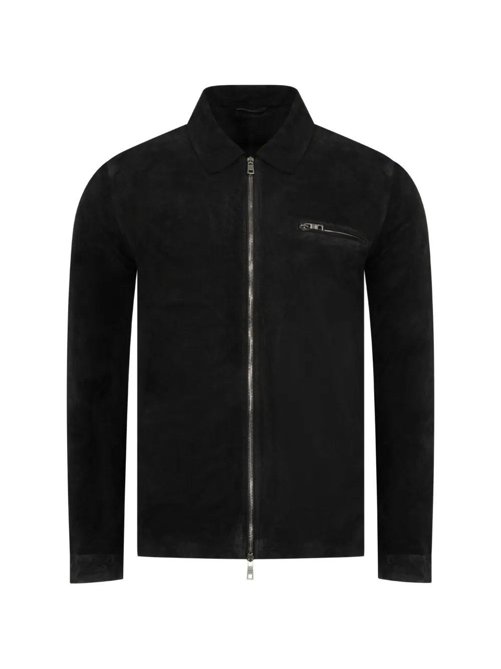 Giorgio Brato zip suede jacket - Nero