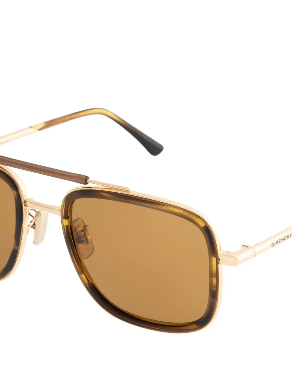  Givenchy Eyewear Day Square-frame Sunglasses - Brown 