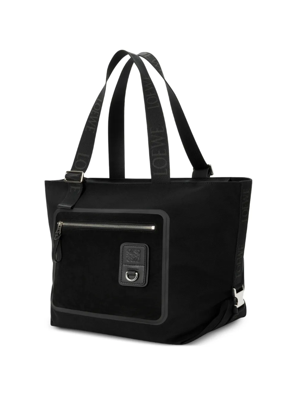  Loewe Medium Flex Zip-fastening Tote Bag - Black 