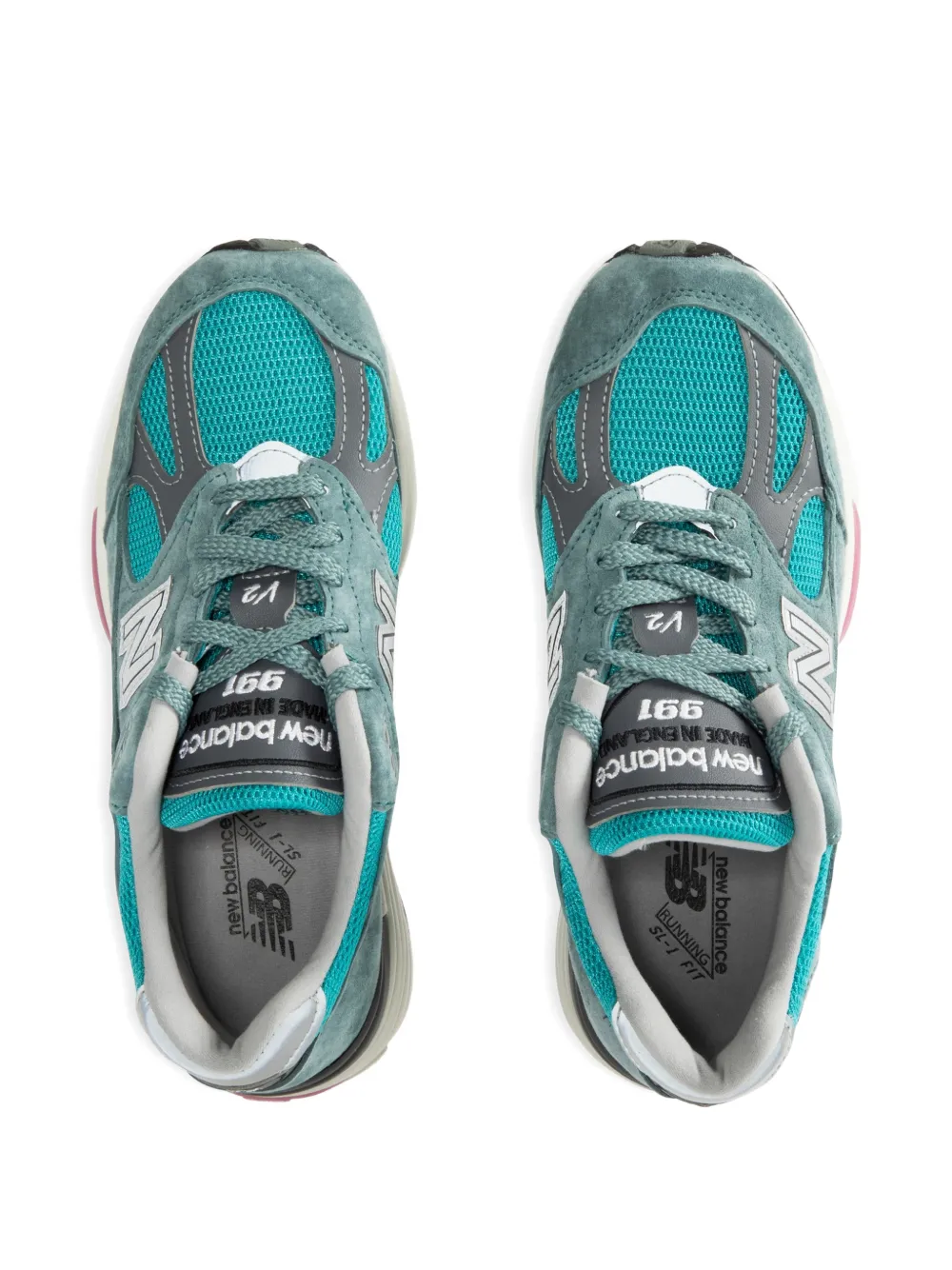 New Balance Sneakers met logopatch Blauw