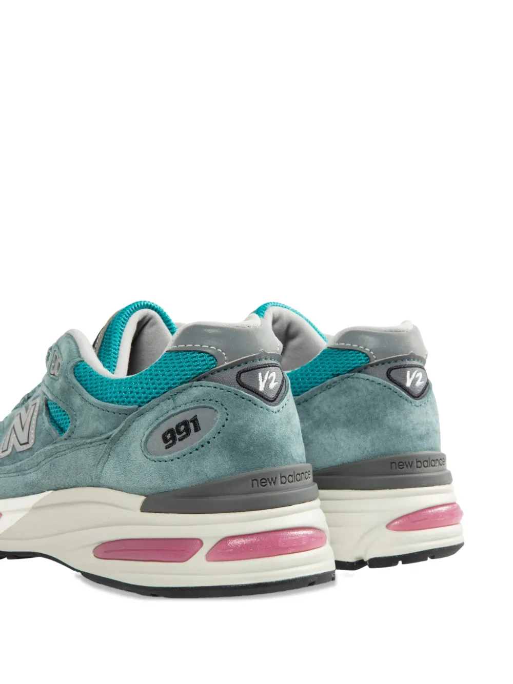 New Balance Sneakers met logopatch Blauw