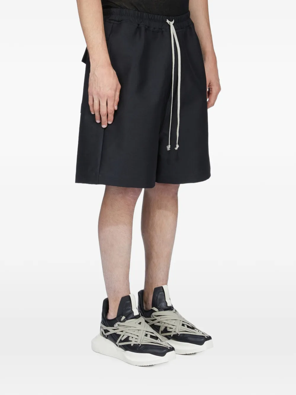 Rick Owens Shorts met imitatiezak Zwart