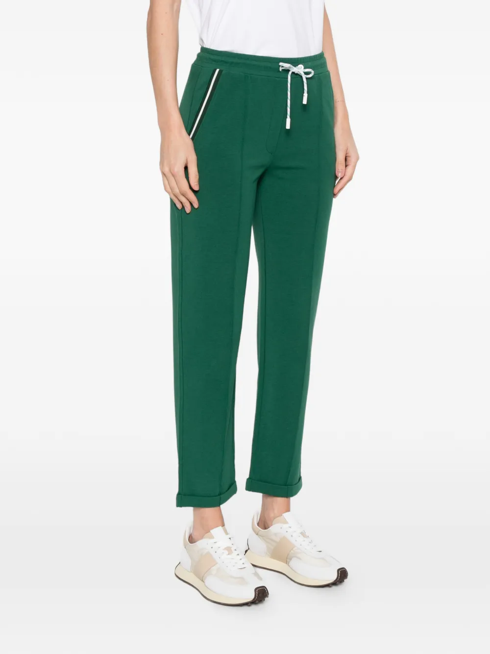  Marccain Drawstring Trousers - Green 