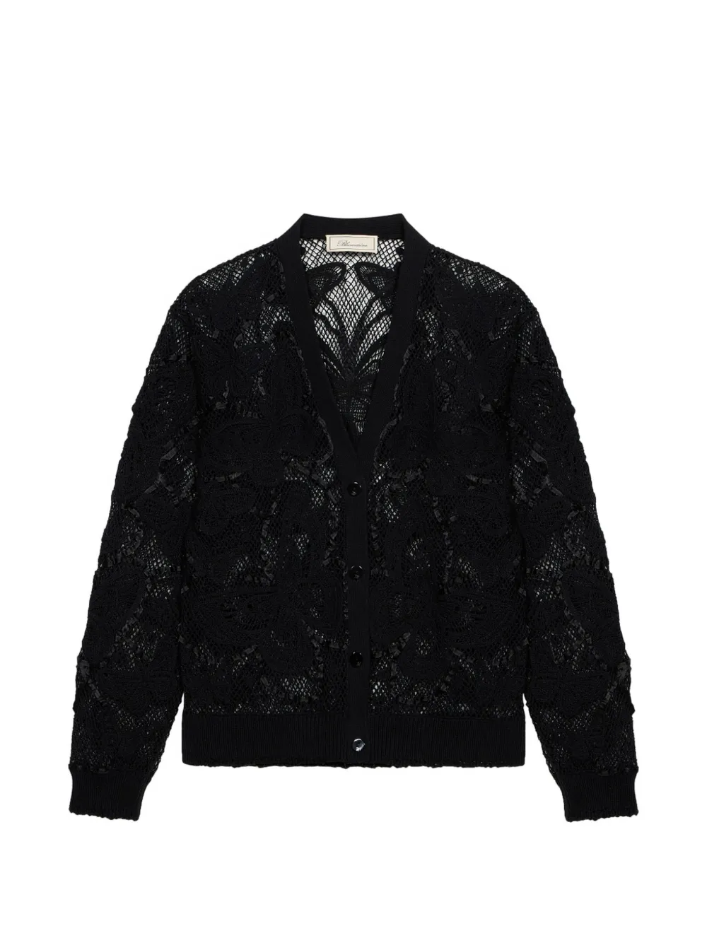 Blumarine Cardigan con scollo a V - Nero