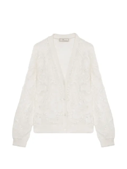 Blumarine cárdigan con aplique de mariposa