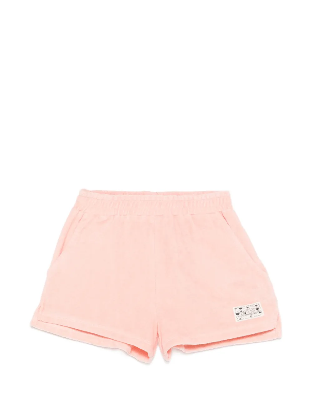 Molo Angela textured label shorts - Rosa