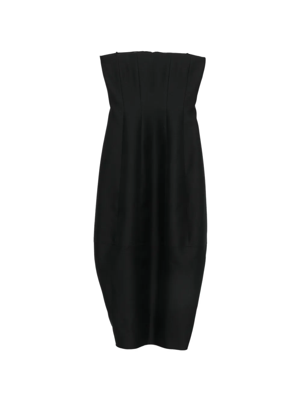 KHAITE Stela strapless maxi dress - Schwarz