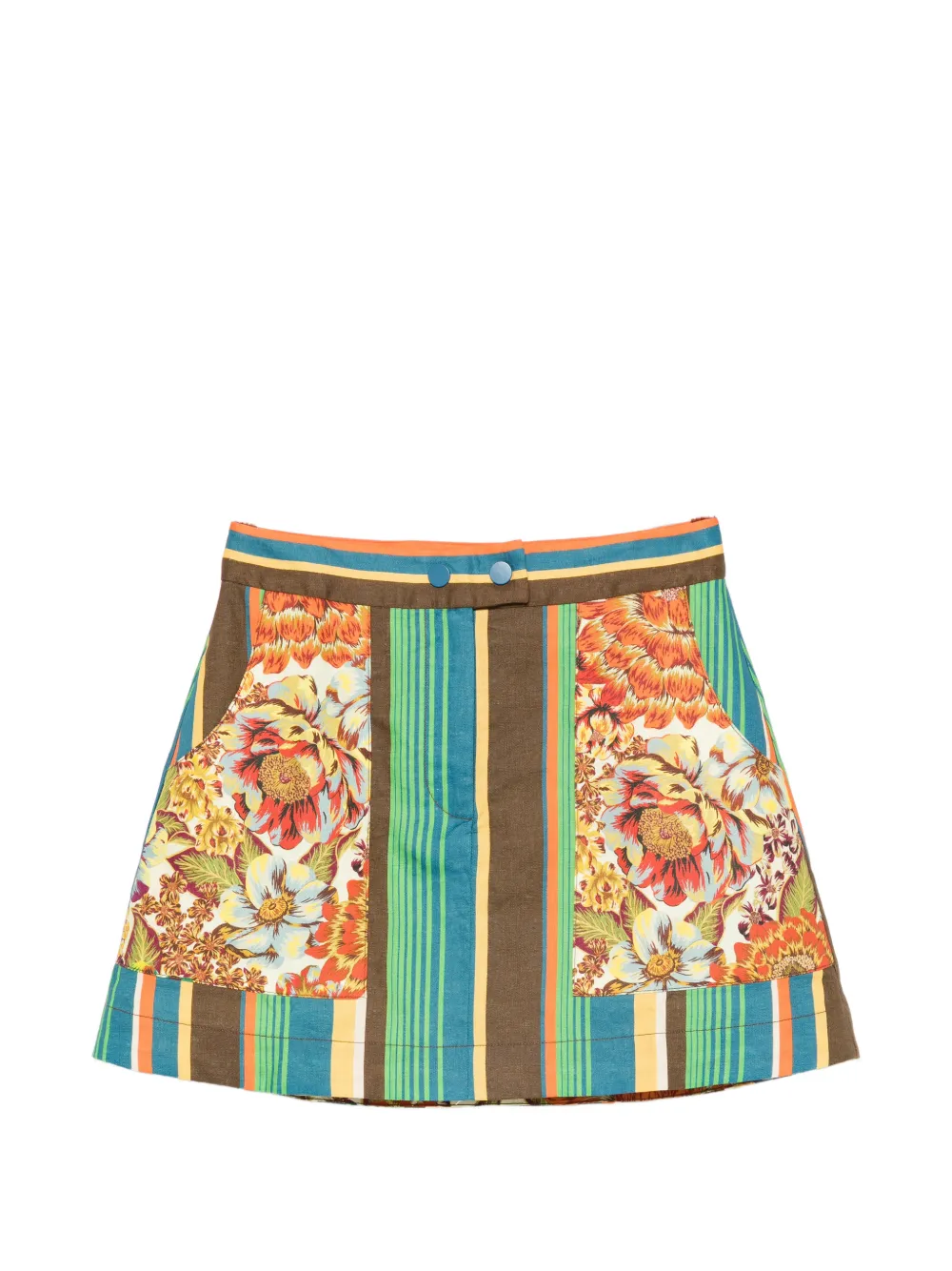 ALEMAIS Charlie mini skirt - Marrone