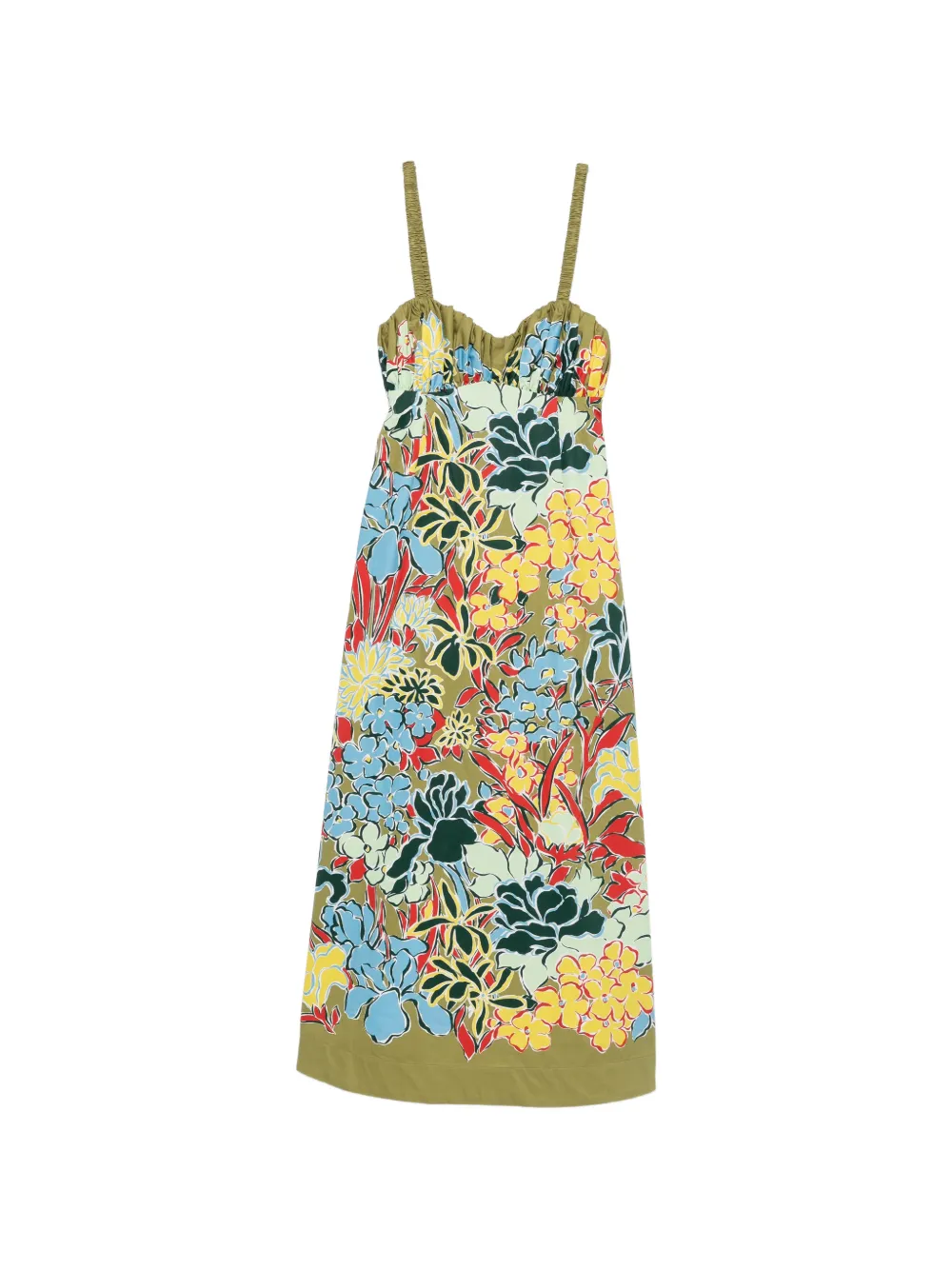 ALEMAIS Solstice floral-print midi dress - Green