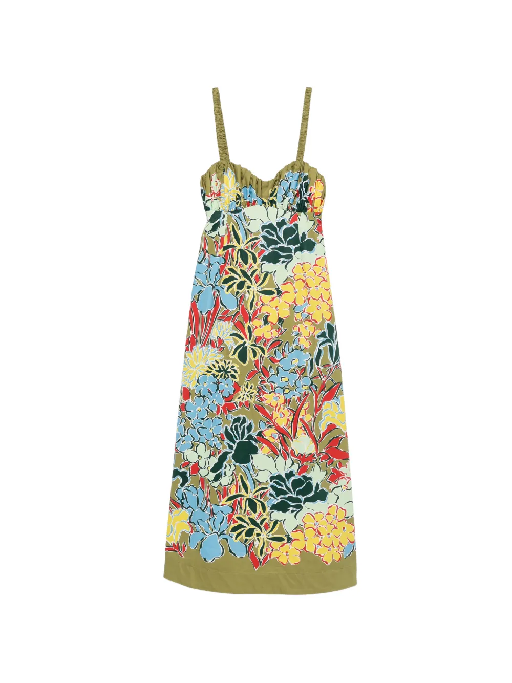 ALEMAIS Solstice floral-print midi dress - Grün