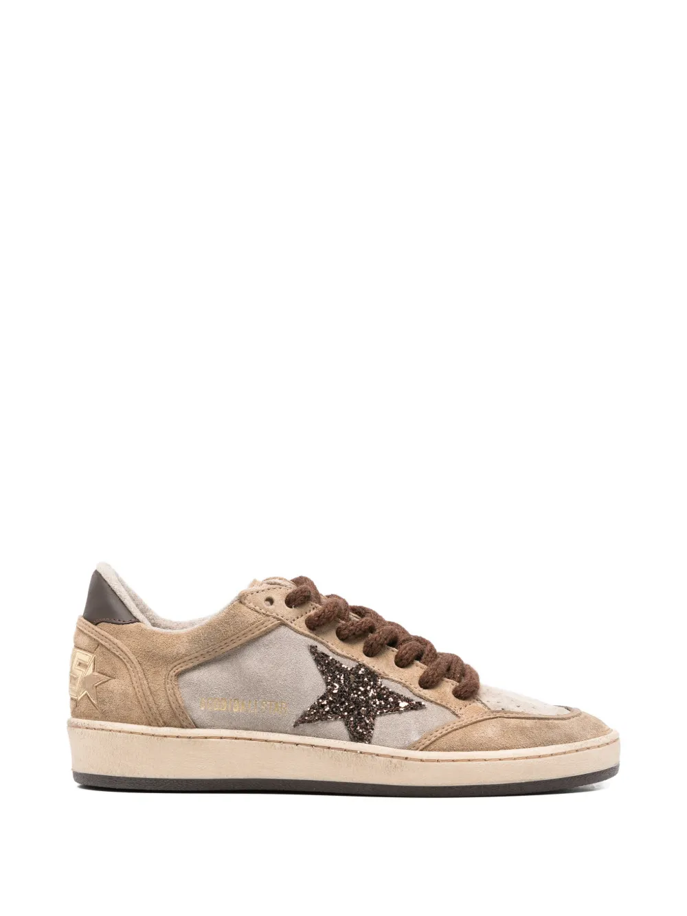 Golden Goose Ballstar suède sneakers Beige