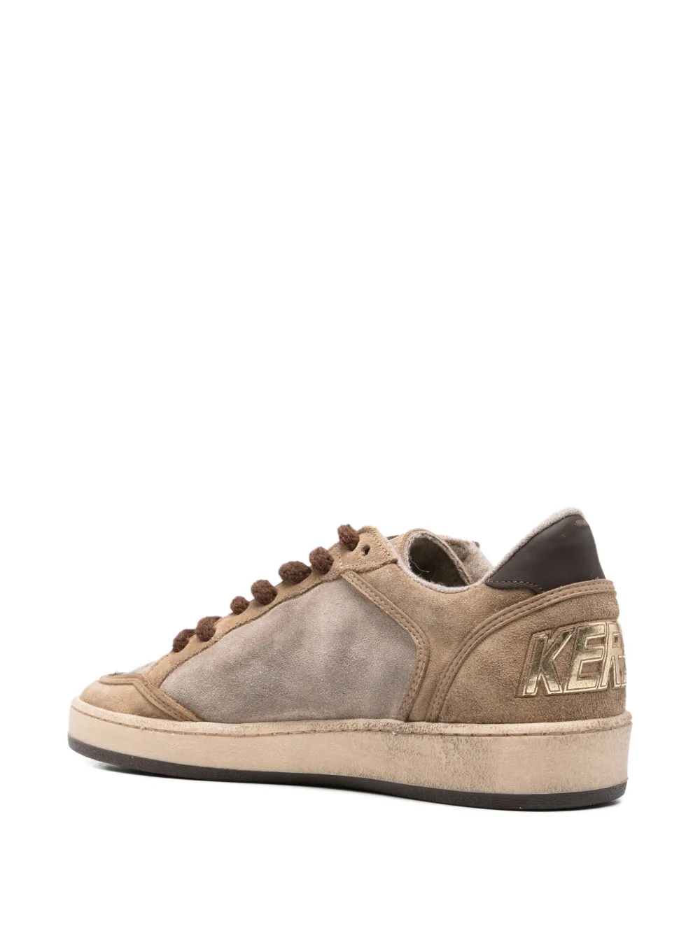 Golden Goose Ballstar suède sneakers Beige