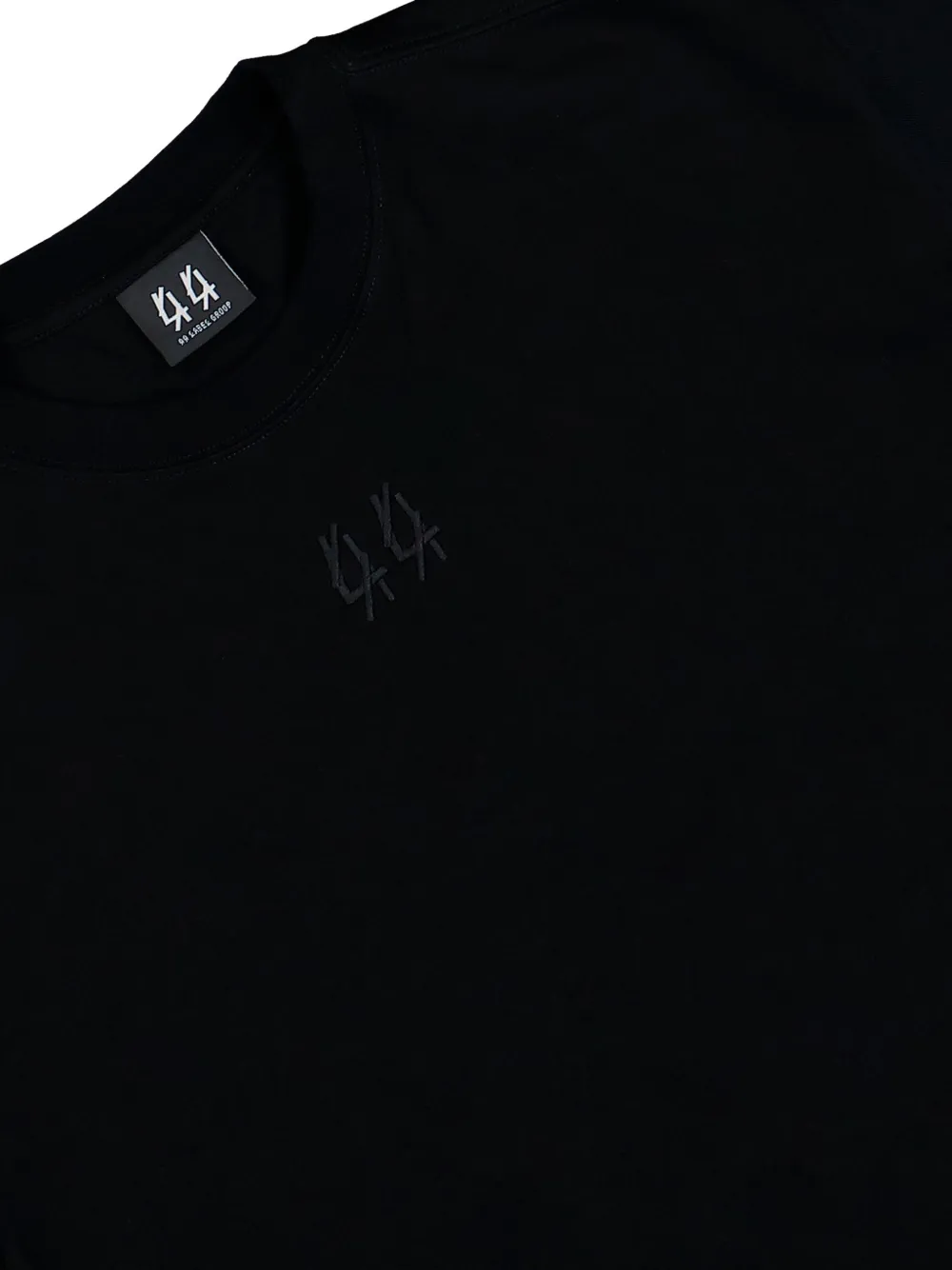 44 LABEL GROUP Safety Pins T-shirt met logo Zwart